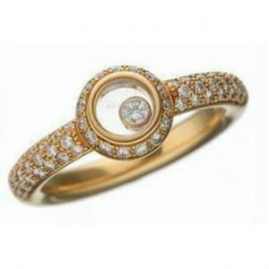 Bague Happy Diamonds en or jaune