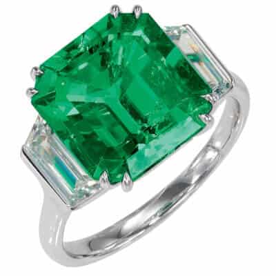 Bague Emeraude de Colombie, création