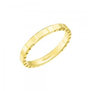 Ice Cube ring in yellow gold 750