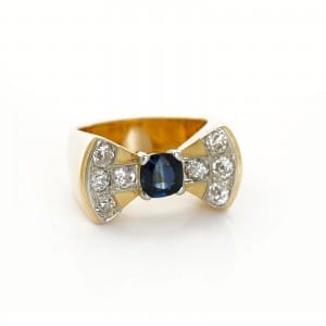 Vintage ring in rose gold