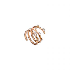 Fuji rose gold ring