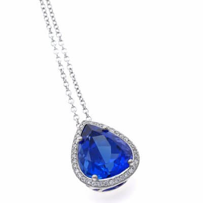 Pendentif tanzanite