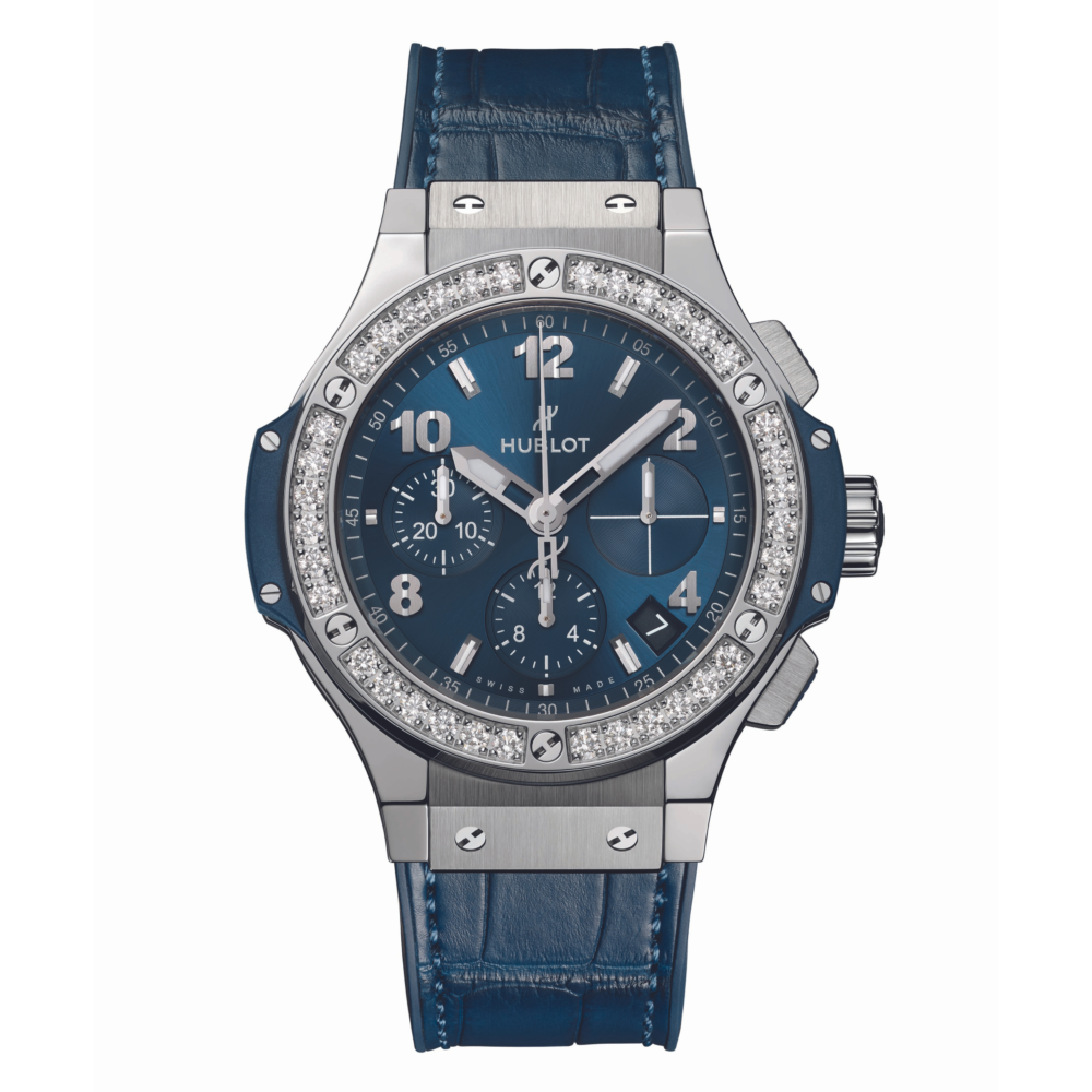 Big Bang Steel Blue Diamonds 41mm