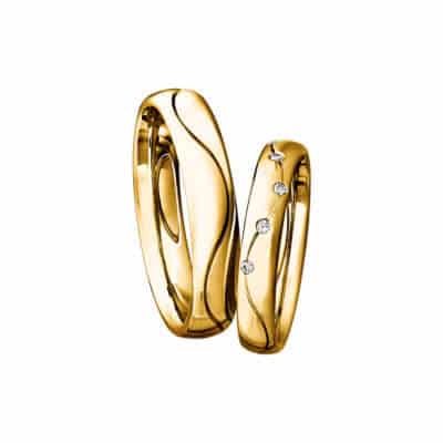 Bridals in yellow gold