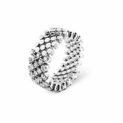 White diamonds ring