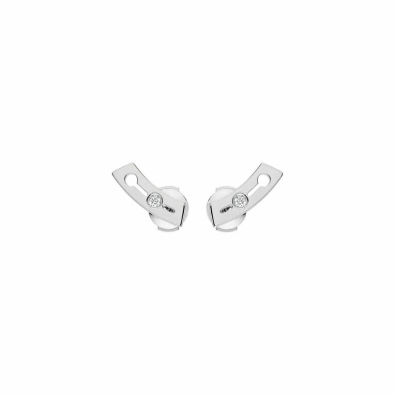 Dinh Van - Pulse dinh van small studs white gold and diamonds