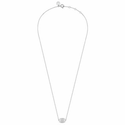 Pépite white gold necklace and cushion