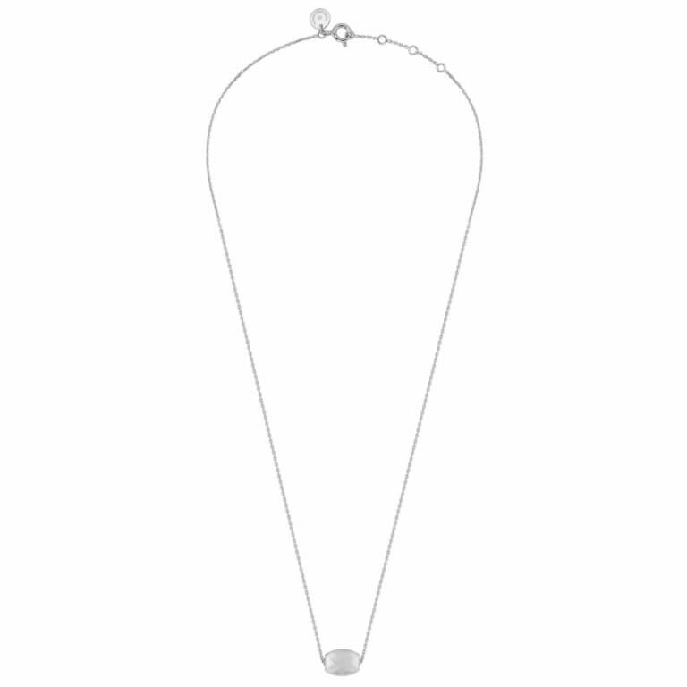 Morganne Bello - Pépite white gold necklace and cushion