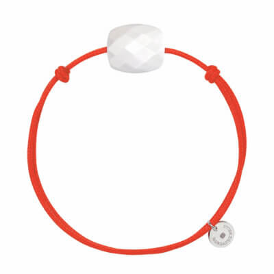 Friandise néon bracelet cordon fluo orange, vert ou rouge