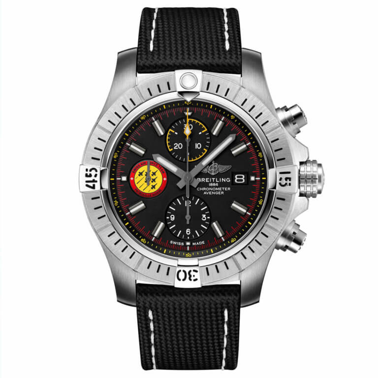 Breitling - Avenger Chronograph 45 Swiss air force team limited edition  » One of 550″