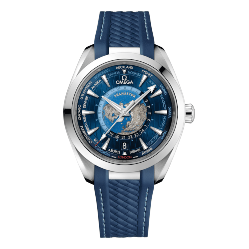 Seamaster Aqua Terra 150M Co-axial Master Chronometer GMT Worldtimer 43mm