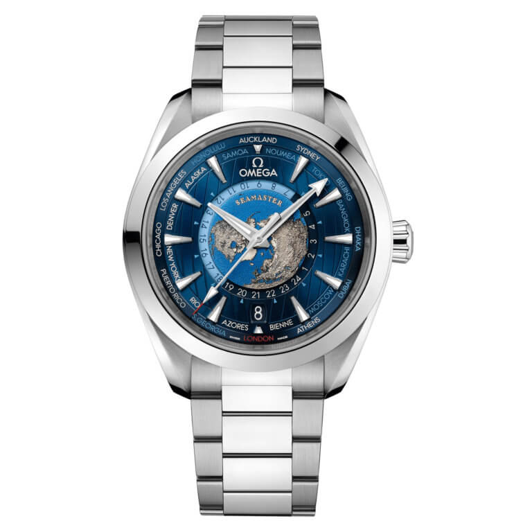OMEGA - Seamaster Aqua Terra 150M Co-axial Master Chronometer GMT Worldtimer 43mm