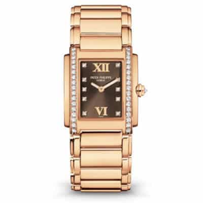 Twenty 4 mouvement quartz or rose 750