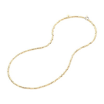 Granelli mini grain necklace in 750 yellow gold