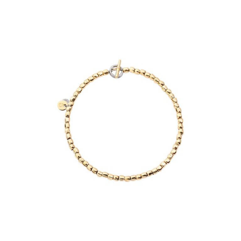 Dodo - Granelli mini grains bracelet in 750 yellow gold