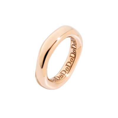 Essentials Irregular Ring in 375 Rose Gold