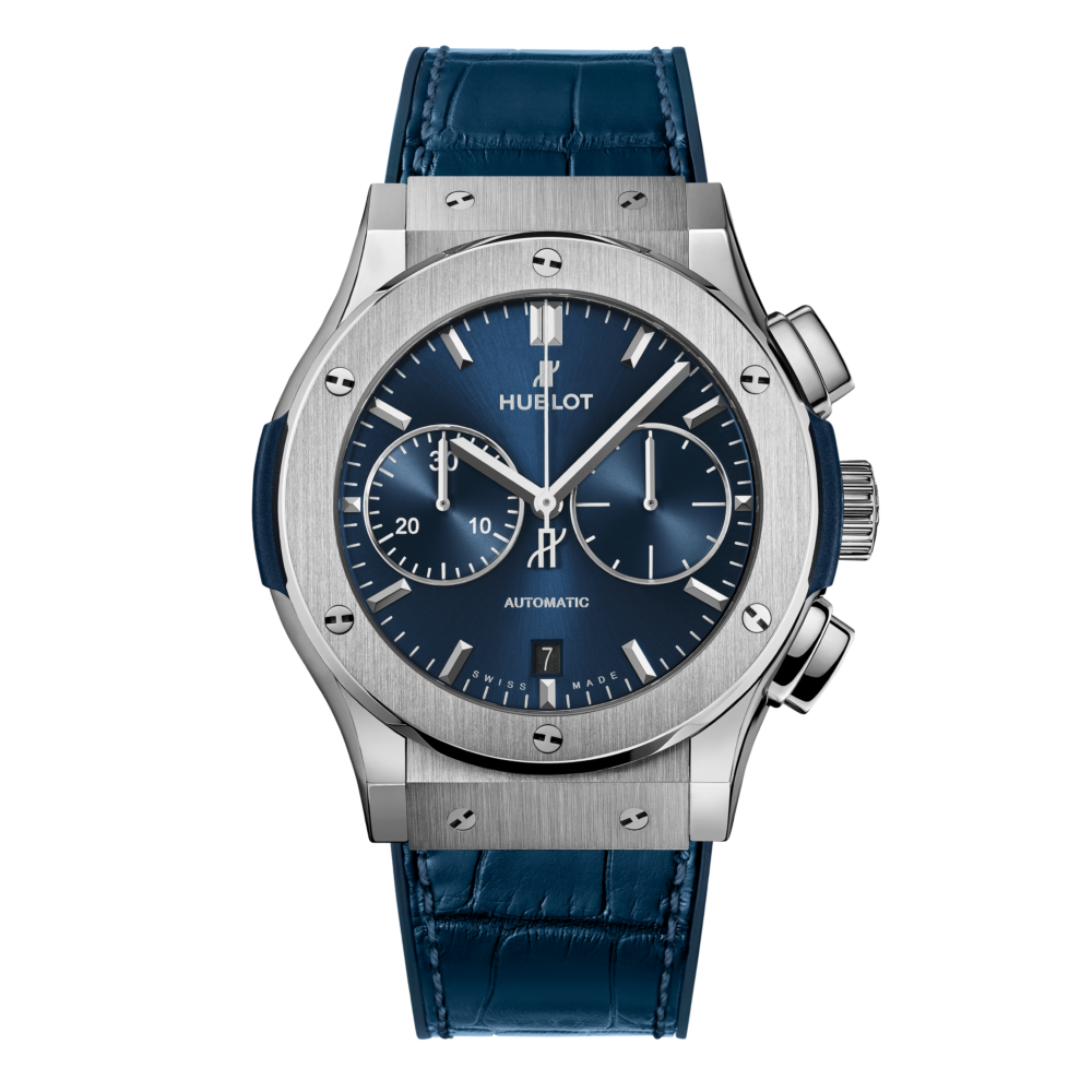 Classic Fusion Chronograph Titanium Blue 45mm