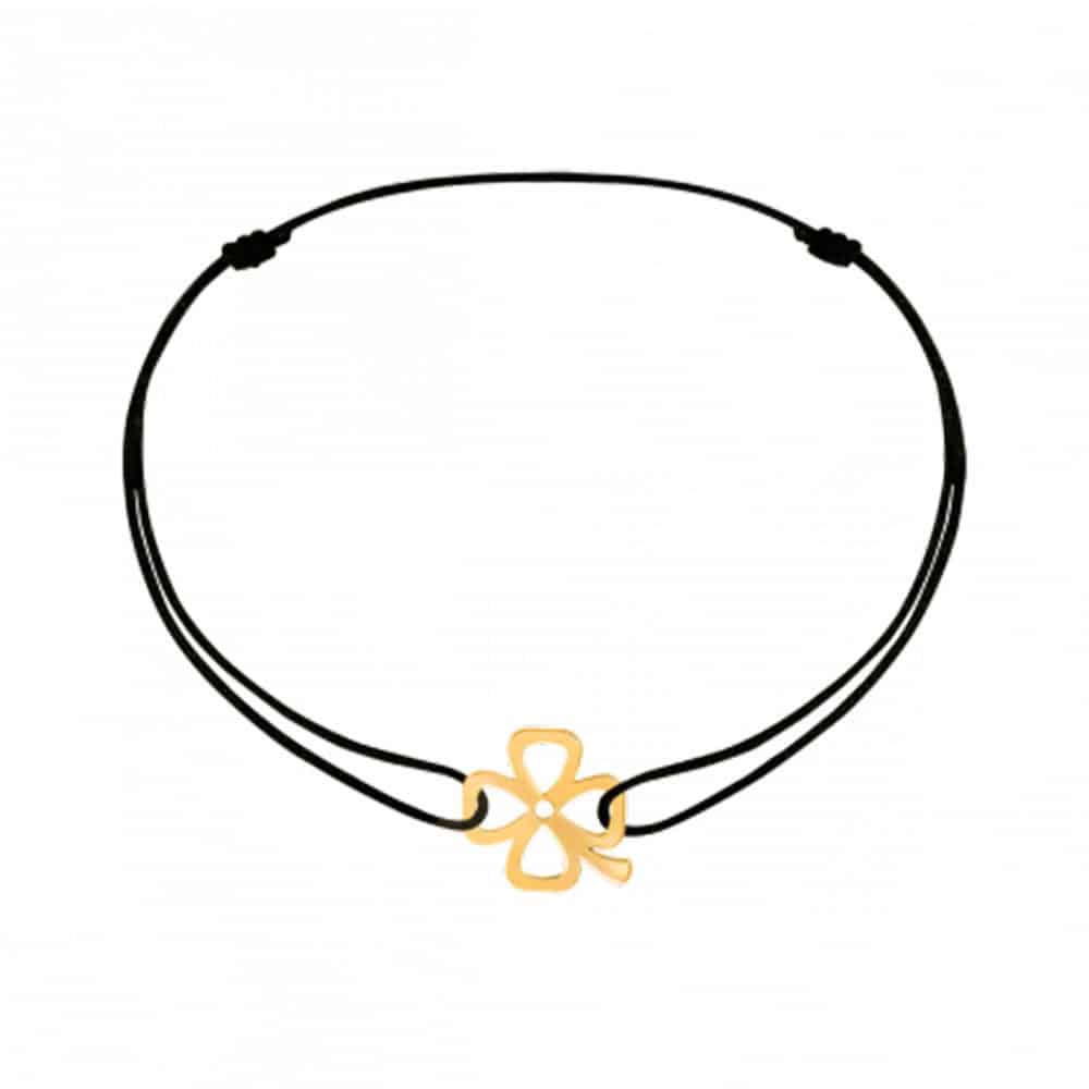 Bubbles motif trèfle sur cordon