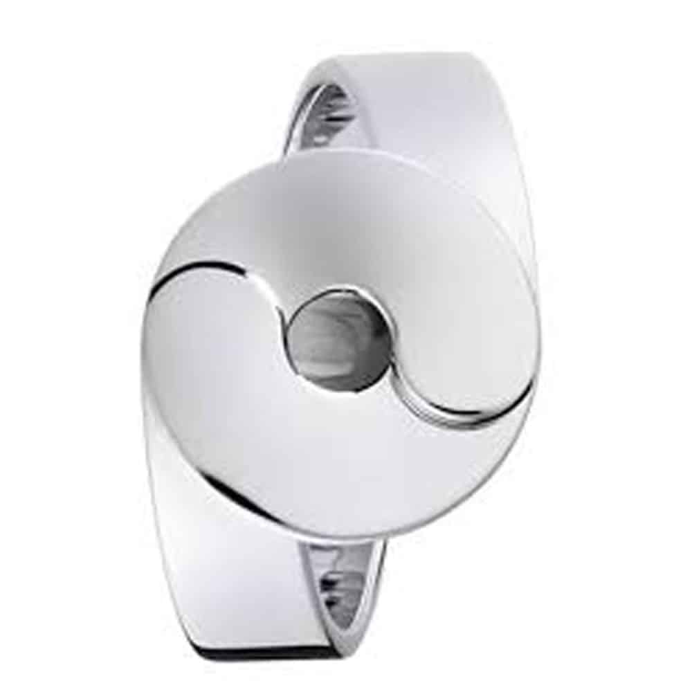 Double sens bague en or blanc