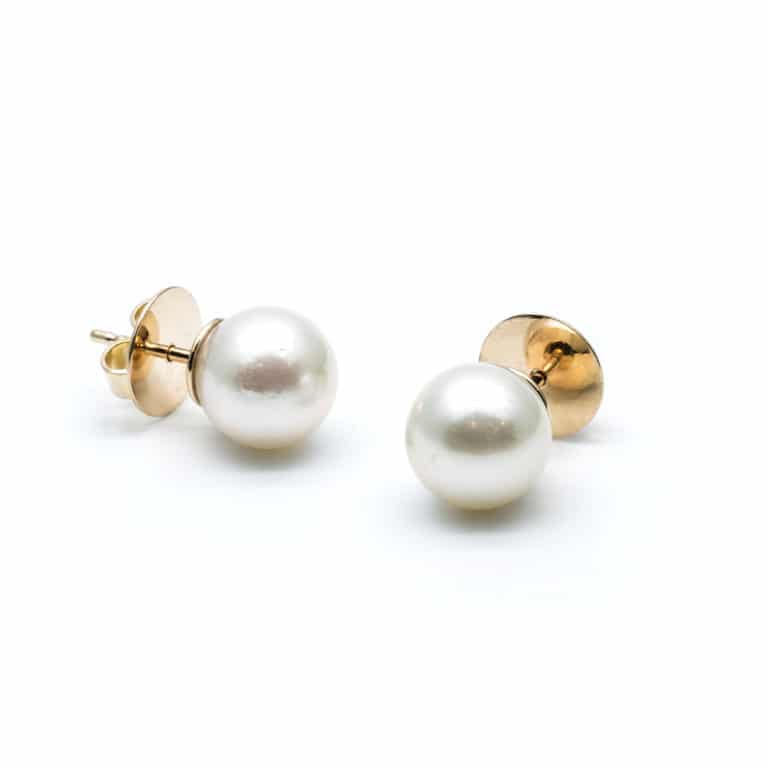 Vintage Jewelry - Yellow gold earrings