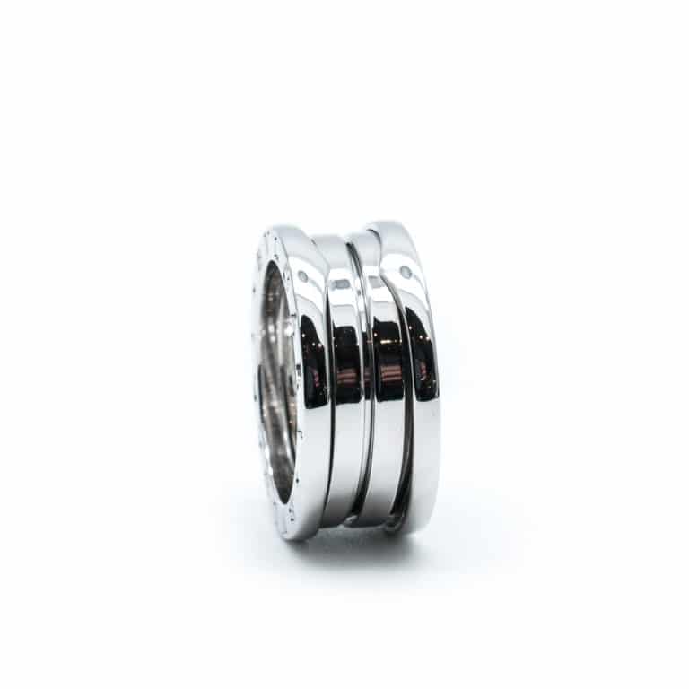 Bulgari - Bzéro bague en or blanc 3 rangs