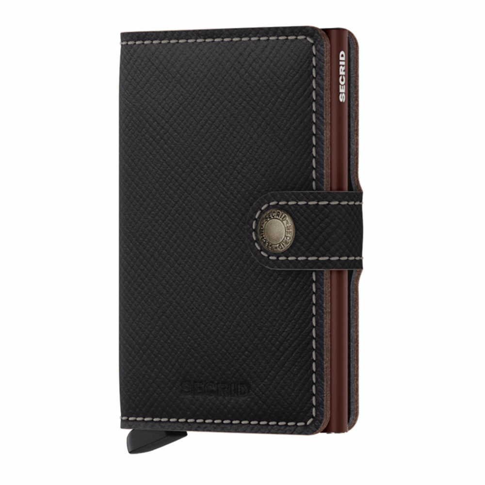 Miniwallet Saffiano Brown
