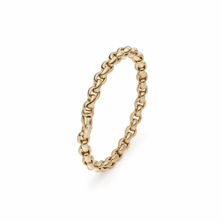 IsabelleFa - ChaCha 6, bracelet in pink gold 750 set with a diamond
