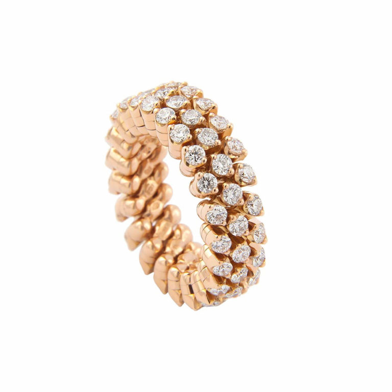 Serafino Consoli - Brevetto Classic en or rose sertie de diamants