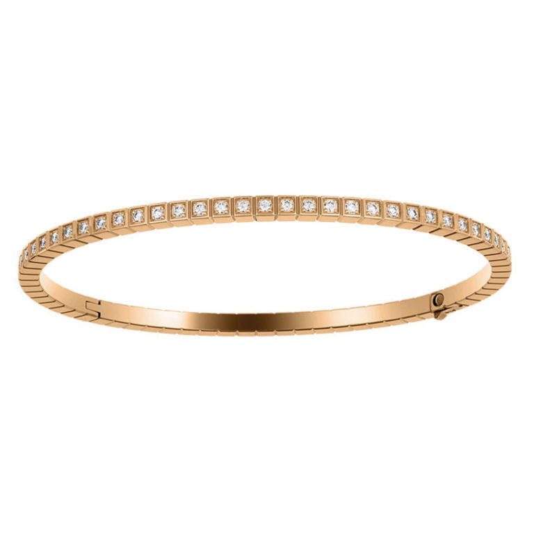 Chopard - Ice Cube bracelet in 750 pink gold, set with 74 diamonds