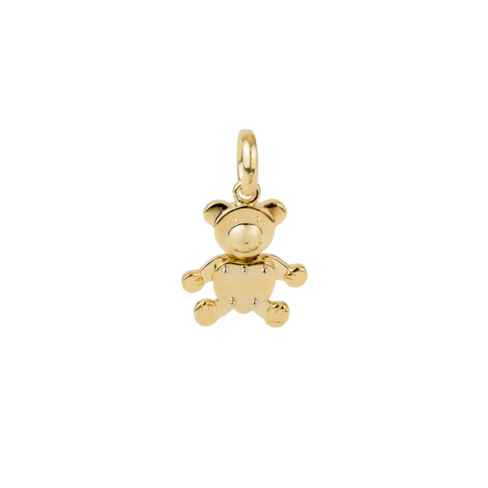 Orsetto pendentif en or jaune 750 en forme de nounours
