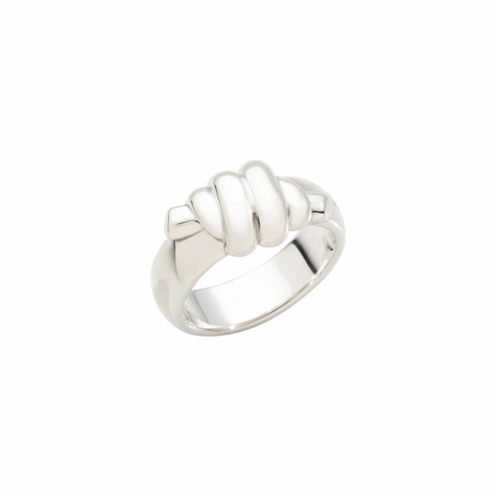 Nodo ring in silver