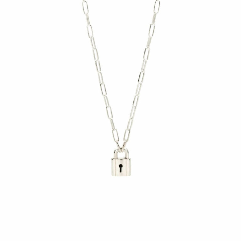 Dodo - Lock silver necklace