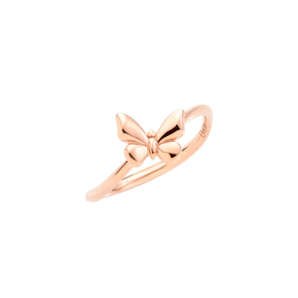 Rose gold Butterfly ring