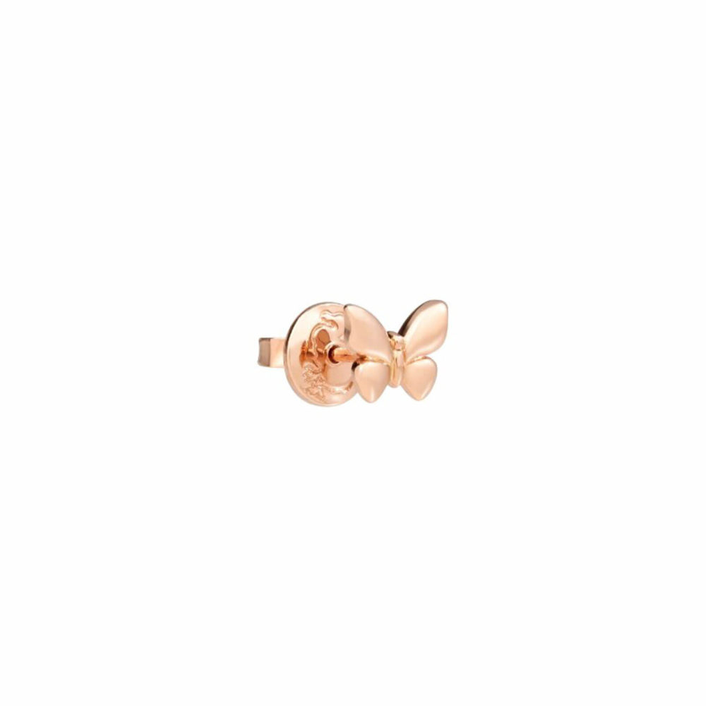 Rose gold Butterfly ear studs