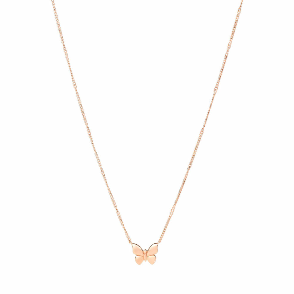 Collier Papillon en or rose
