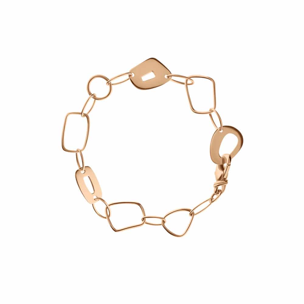 Puzzle bracelet in or pink 750