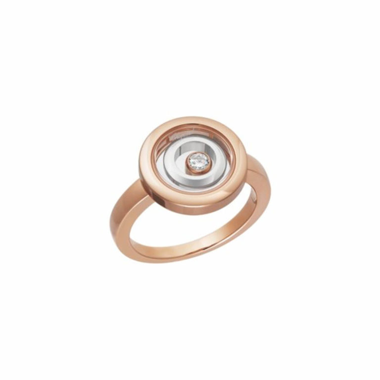 Chopard - Bague Happy Spirit en or rose