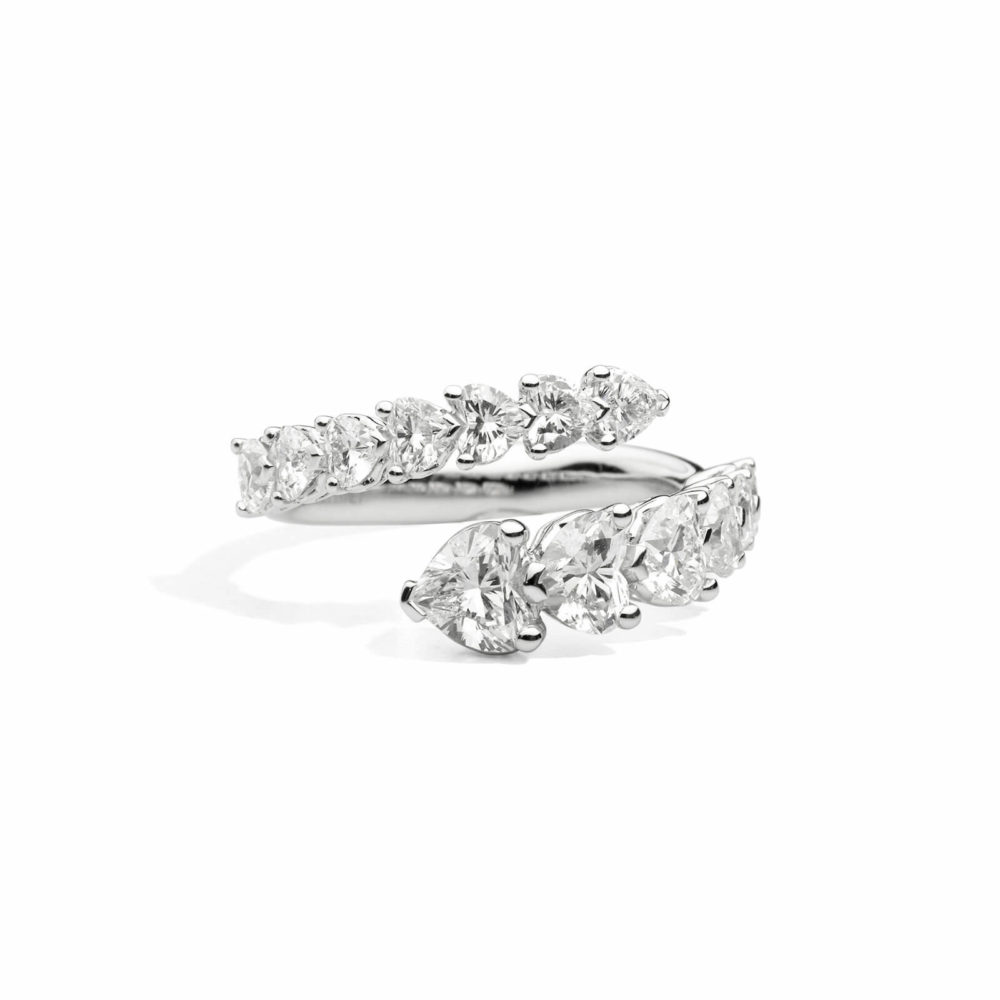 Bague Anniversary Love en or blanc