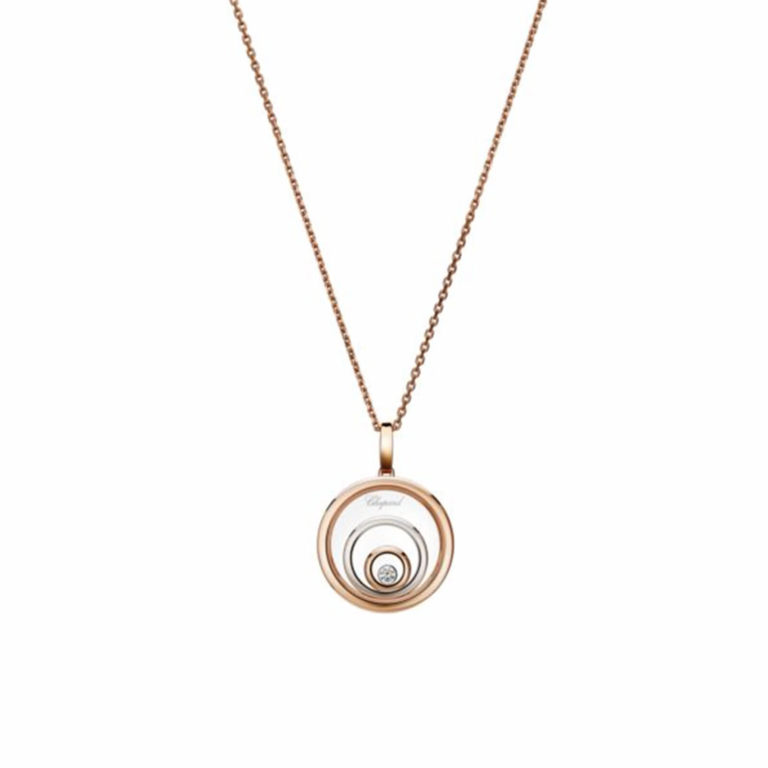 Chopard - Collier Happy Spirit en or rose