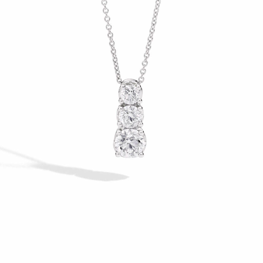 Collier Anniversary en or blanc – 0.50ct