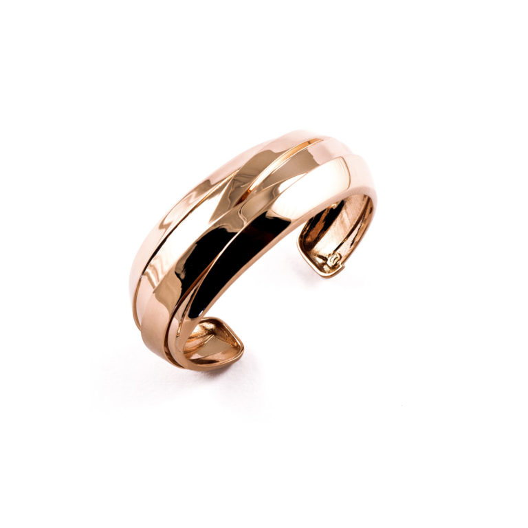 Mattioli - Maldamore, bracelet rigide en or rose 750
