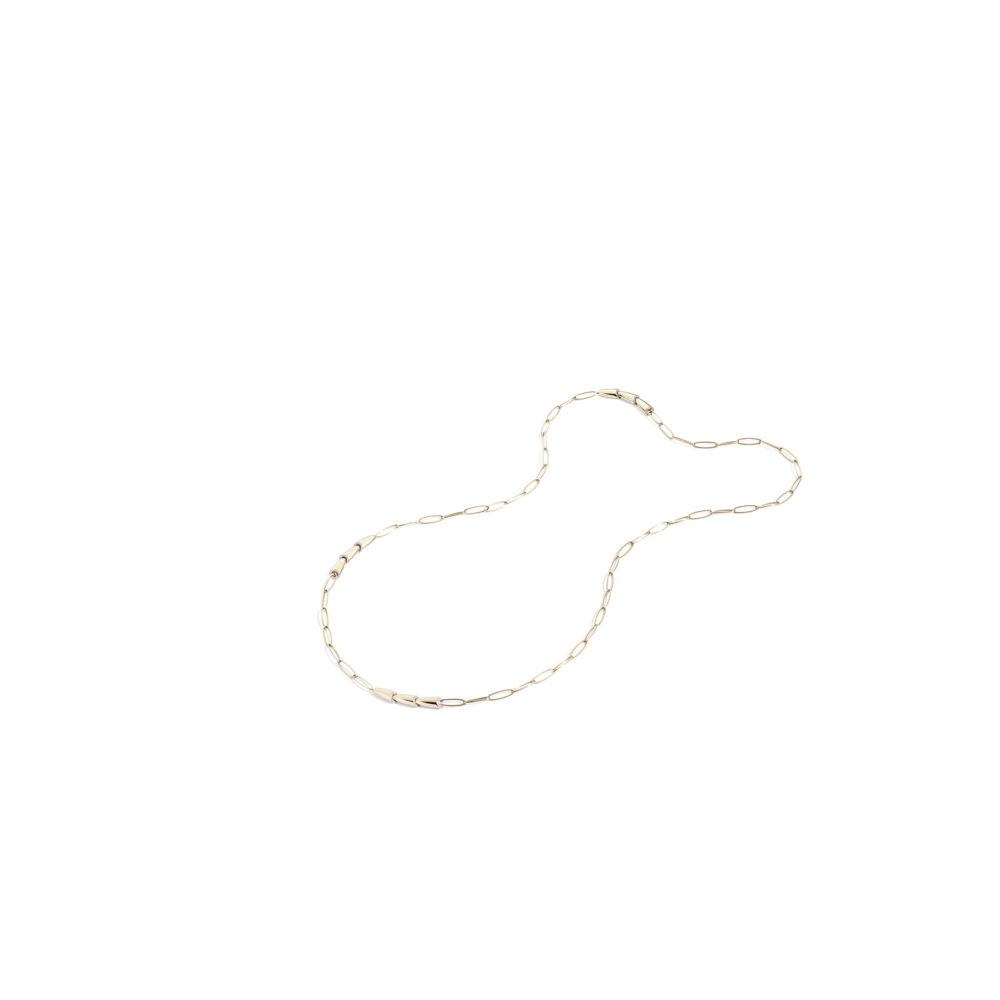 Calla Media, sautoir en or rose 750 serti de 93 diamants