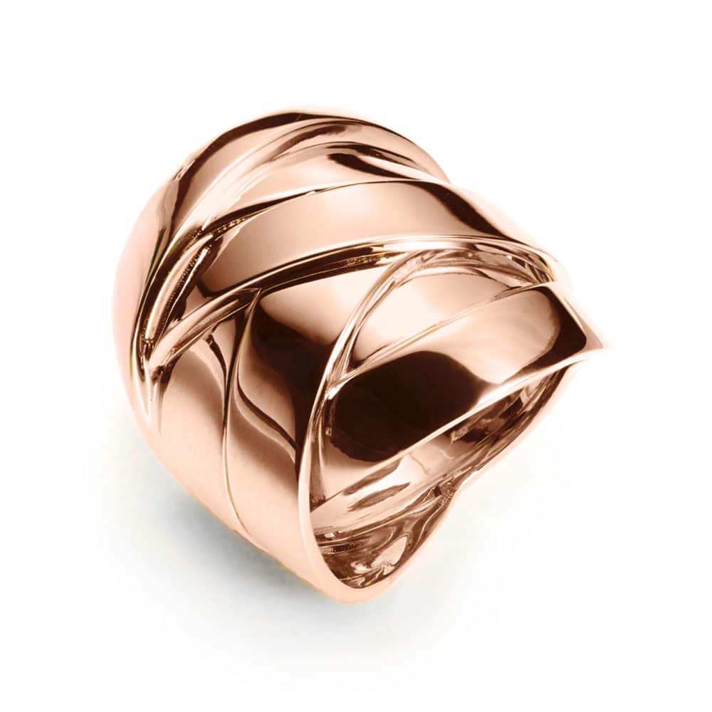 Maldamore bague en or rose 750