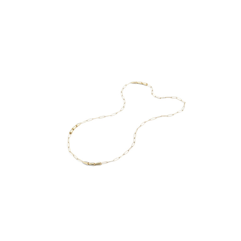 Vhernier - Calla Media, sautoir en or rose 750