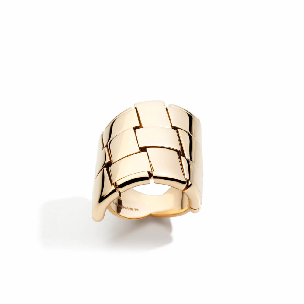 Giunco bague en or rose