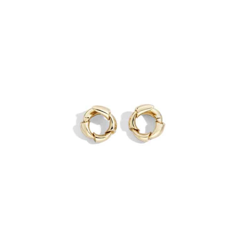 Vhernier - Calla Media, boucles d’oreilles en or rose 750
