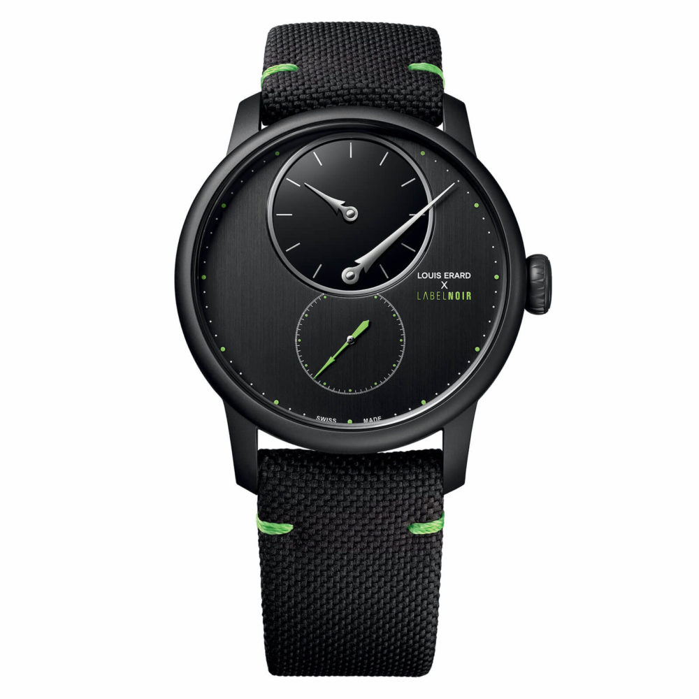 Le Régulateur Louis Erard x Label Noir