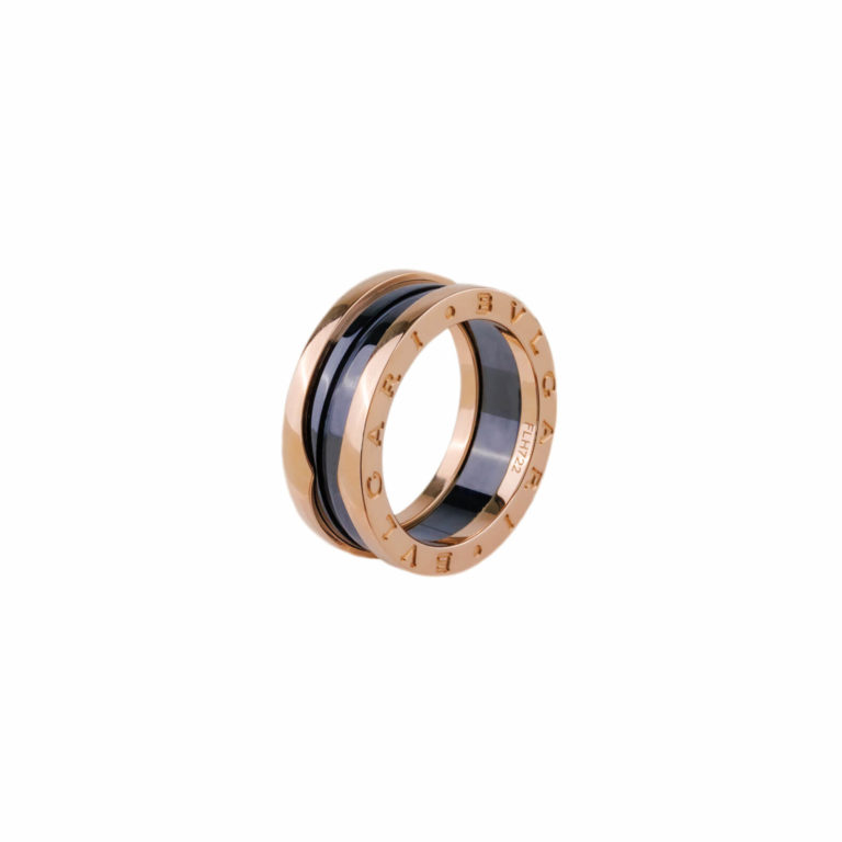Bulgari - B.zéro1 bague céramique noir