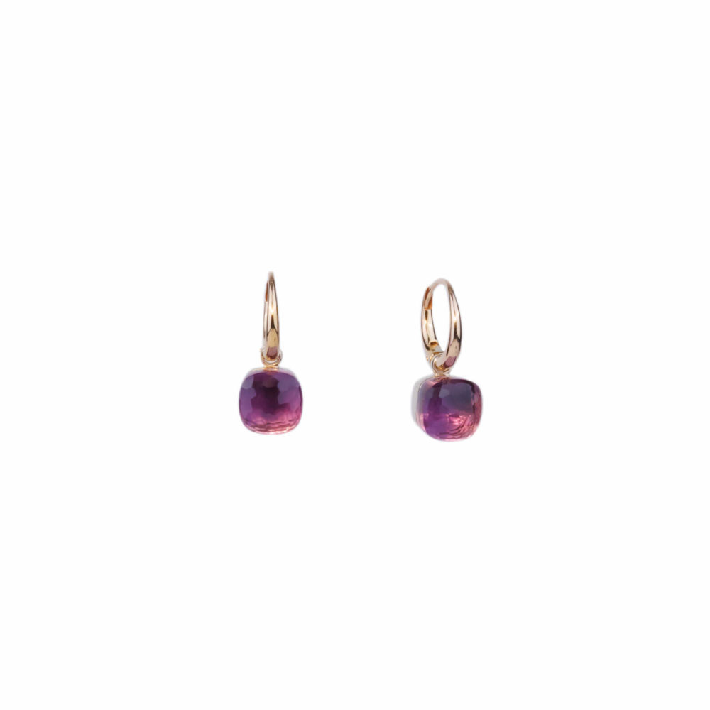Nudo earrings amethysts