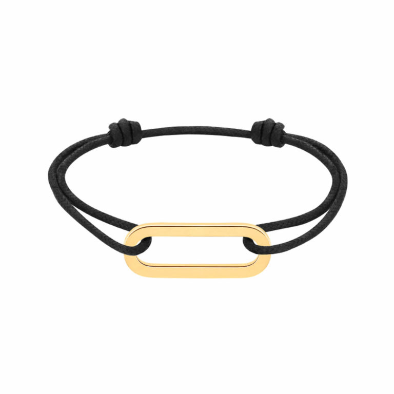 Dinh Van - Maillon L bracelet sur cordon
